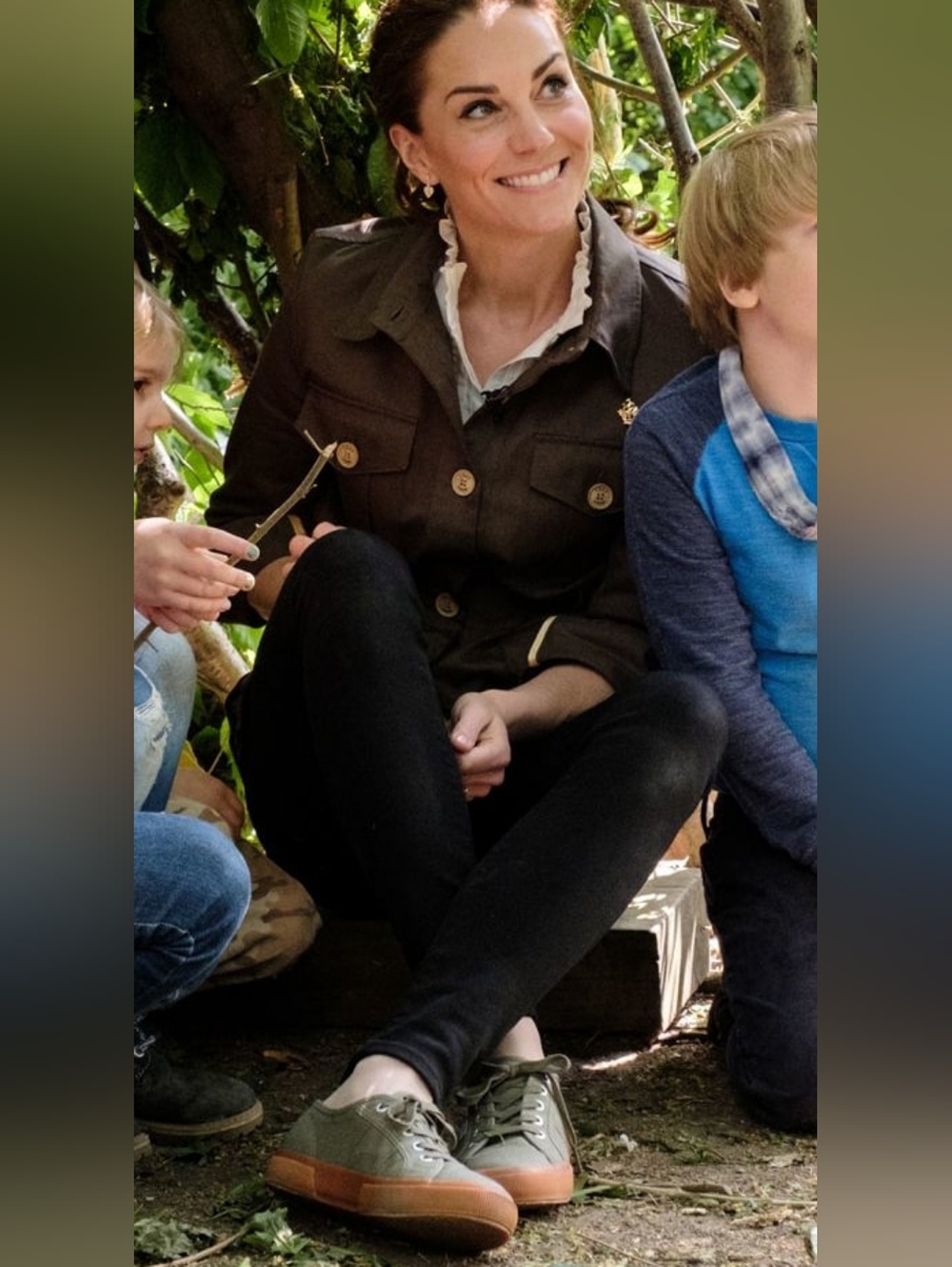 Superga 2750 Cotu Canvas Sneaker in Sherwood Gum ASO Kate Middleton